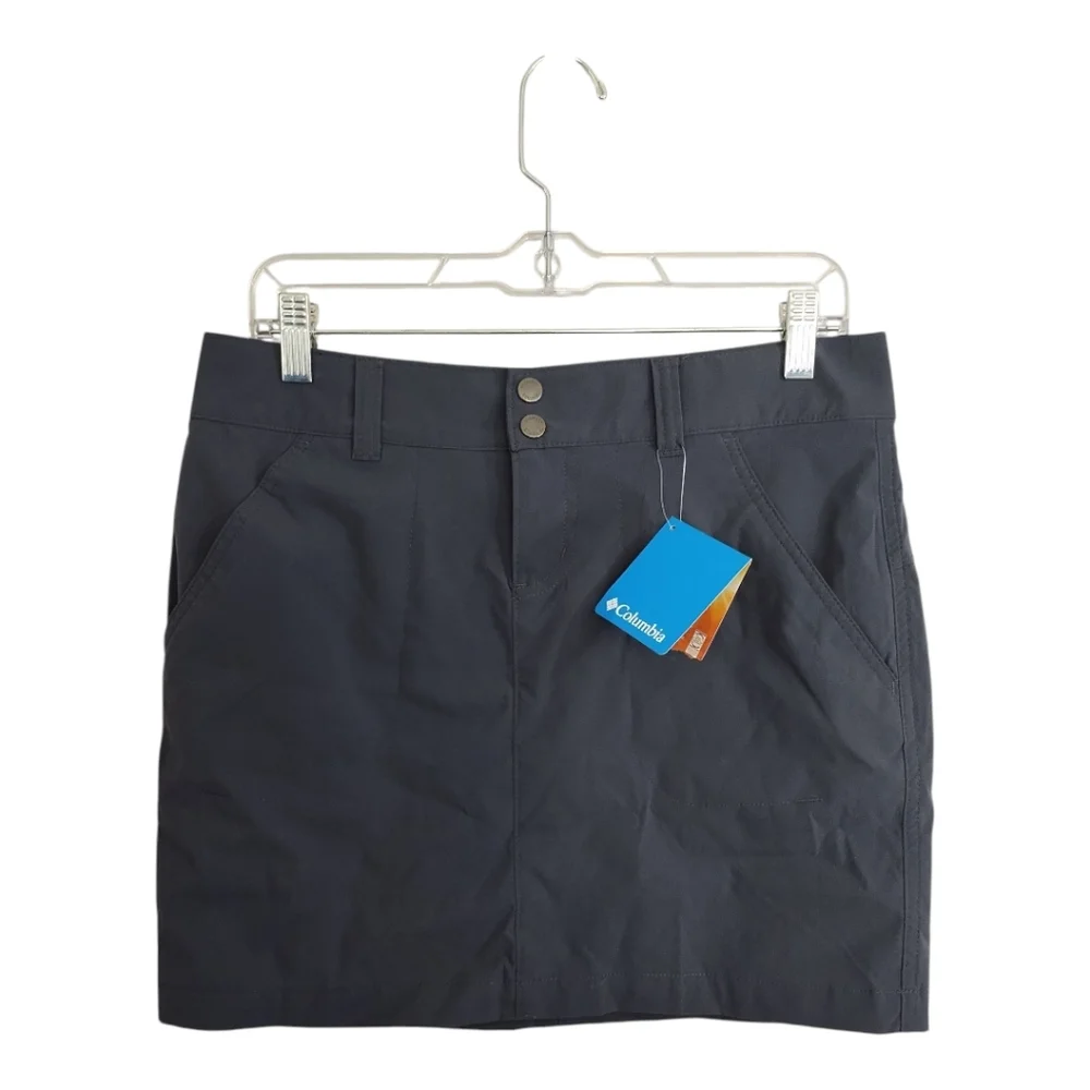 Columbia Saturday Trail Active Fit Omni Shade UPF 50 Nylon Outdoor Hike Skort 8